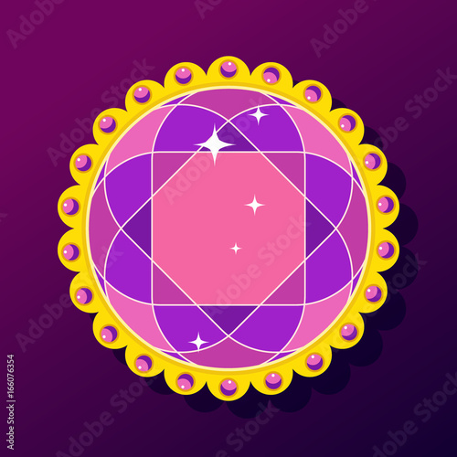 purple precious stone