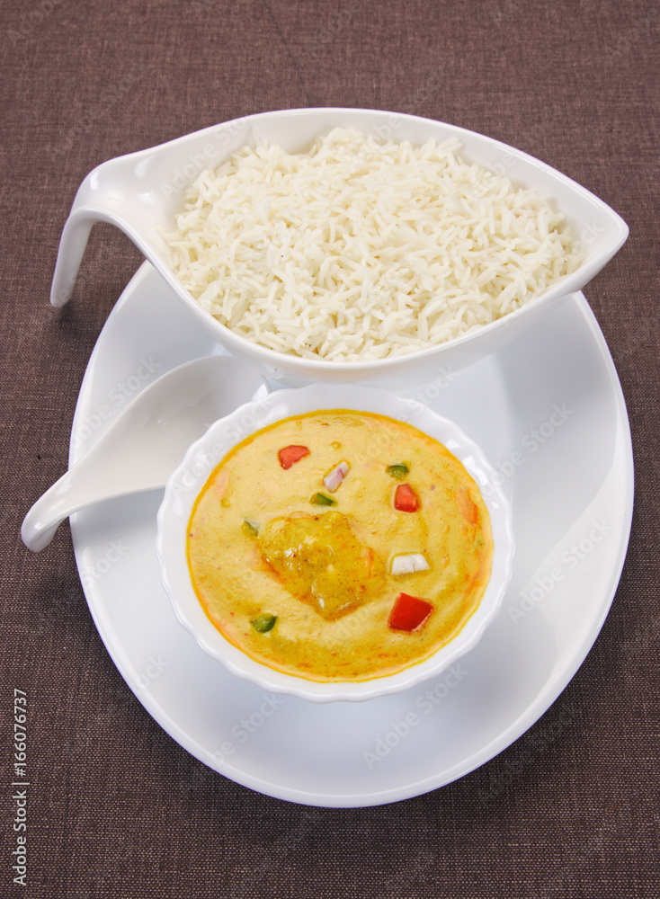 Vegetable Pilau with Kadi or Indian Vegetable Biryani Vegetable Pilau with Kadi or Indian Vegetable Biryani