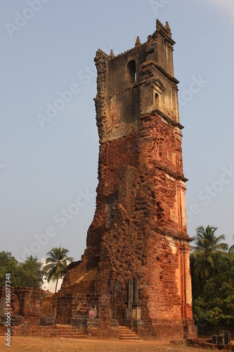 Glockenturm, St. Augustin Kirche, Alt Goa, Indien