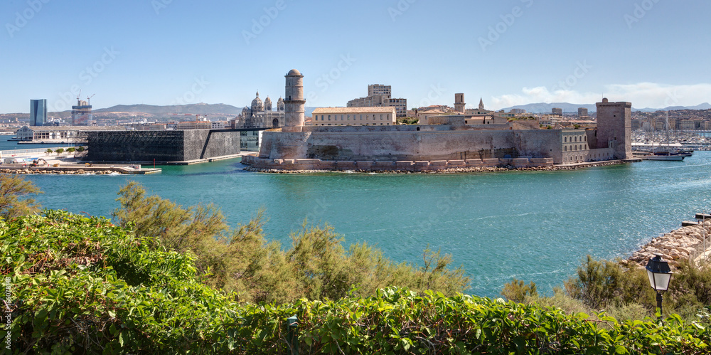 Le fort Saint-Jean et Le Mucem - Marseille