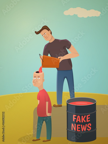 Fake news concept.