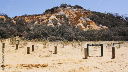 Pinnacles on Fraser Island in Australien