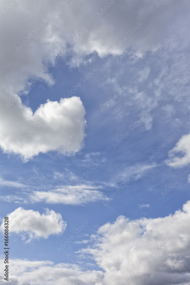Clouds in the blue sky. Clouds in the blue sky.