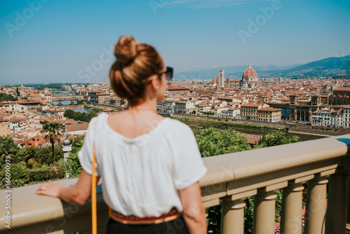 Woman in Florence photo