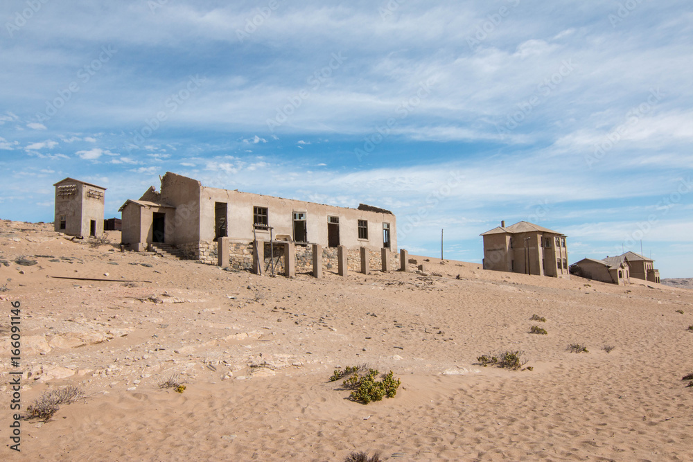 Ghost town of Kolmanskop outside Luderitz in Namibia, Africa