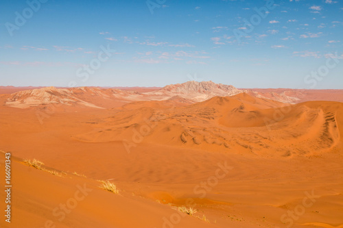 Beautiful desert landscape around Sossusvlei  Namibia  Africa