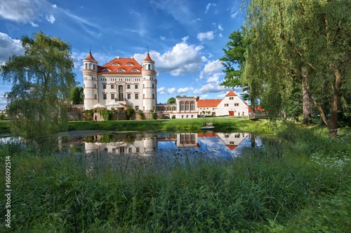 Neo-Gothic style palace sur...