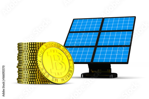 solar battery and bitcoin o...