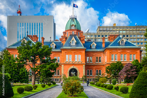 Sapporo, Japan at the historic Former Hokkaido Government Offices.