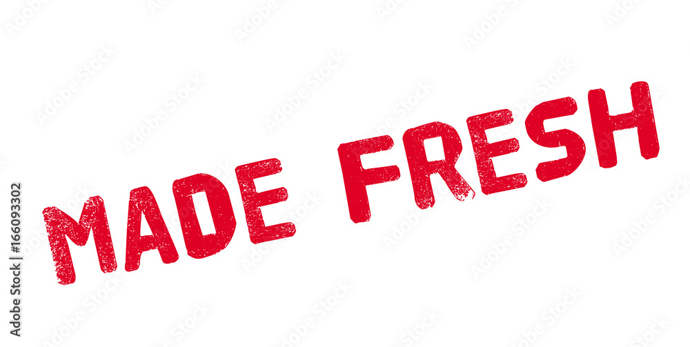 Made Fresh rubber stamp. Grunge design with dust scratches. Effects can be easily removed for a clean, crisp look. Color is easily changed. Made Fresh rubber stamp. Grunge design with dust scratches. Effects can be easily removed for a clean, crisp look. Color is easily changed.
