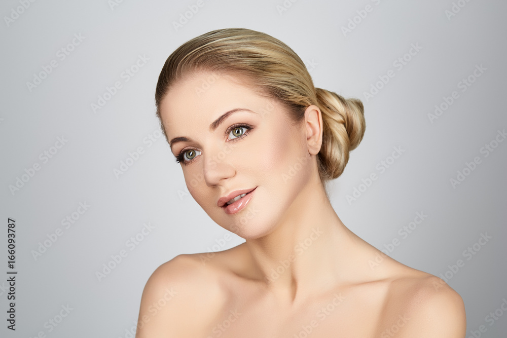 beautiful girl with perfect skin beautiful girl with perfect skin