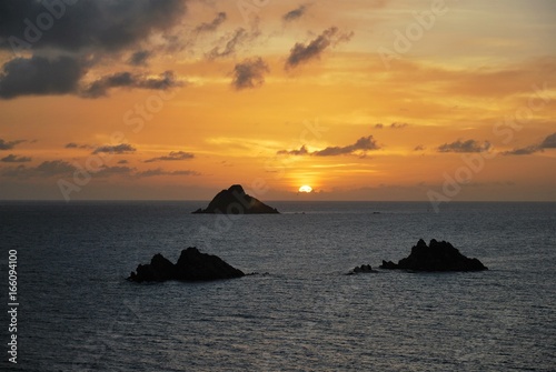 Coucher de soleil, Saint Barth, Antilles