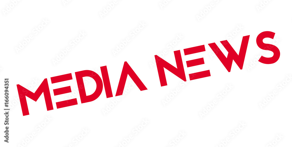 Media News rubber stamp. Grunge design with dust scratches. Effects can be easily removed for a clean, crisp look. Color is easily changed. Media News rubber stamp. Grunge design with dust scratches. Effects can be easily removed for a clean, crisp look. Color is easily changed.