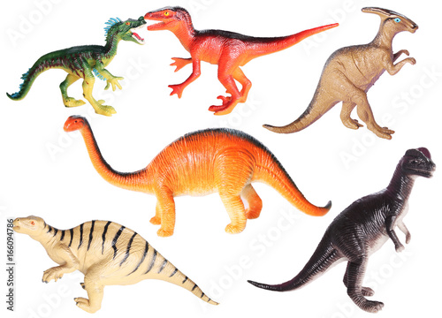 Fototapeta Naklejka Na Ścianę i Meble -  plastic toys dinosaurs