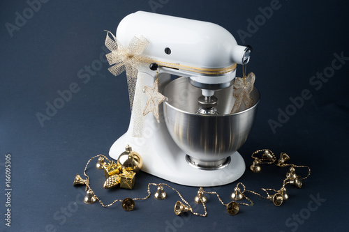 Mixer with Christmas Decoration