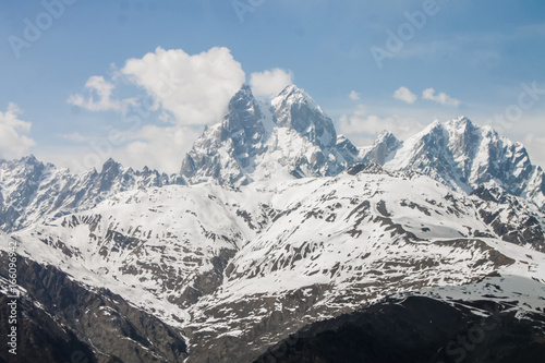 Ushba peak in Svaneti