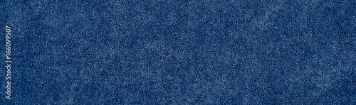 blue carpet / blue fabric texture background / closeup
