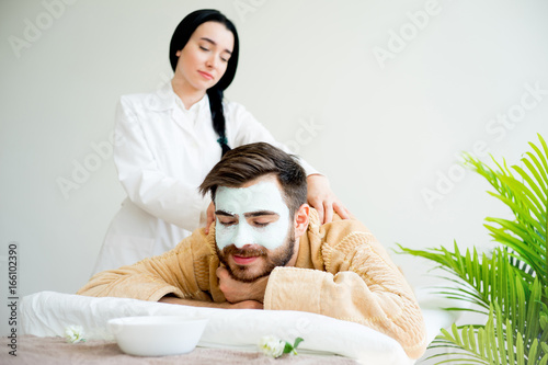 Man getting a massage photo