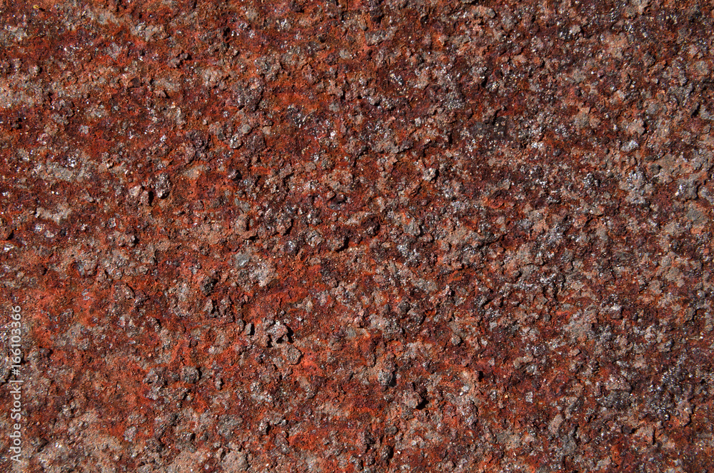 iron is covered with rust iron is covered with rust