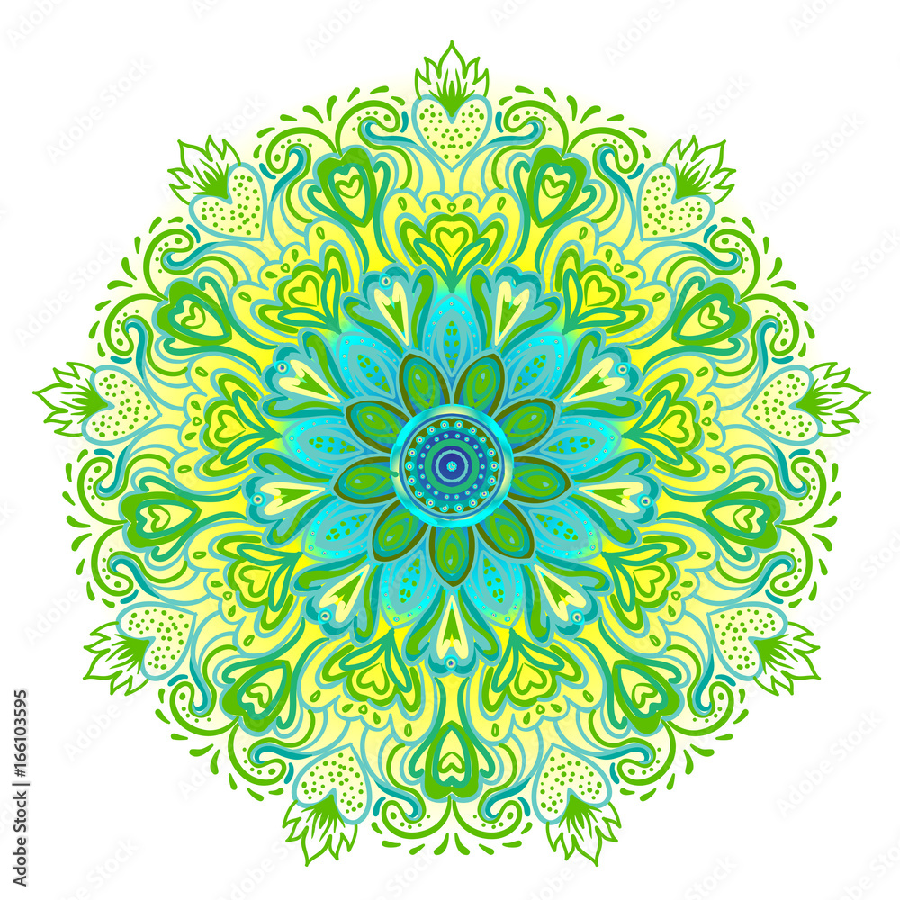 Vector ornamental mandala inspired ethnic art, patterned Indian paisley. Hand drawn illustration. Invitation element. Vector ornamental mandala inspired ethnic art, patterned Indian paisley. Hand drawn illustration. Invitation element.