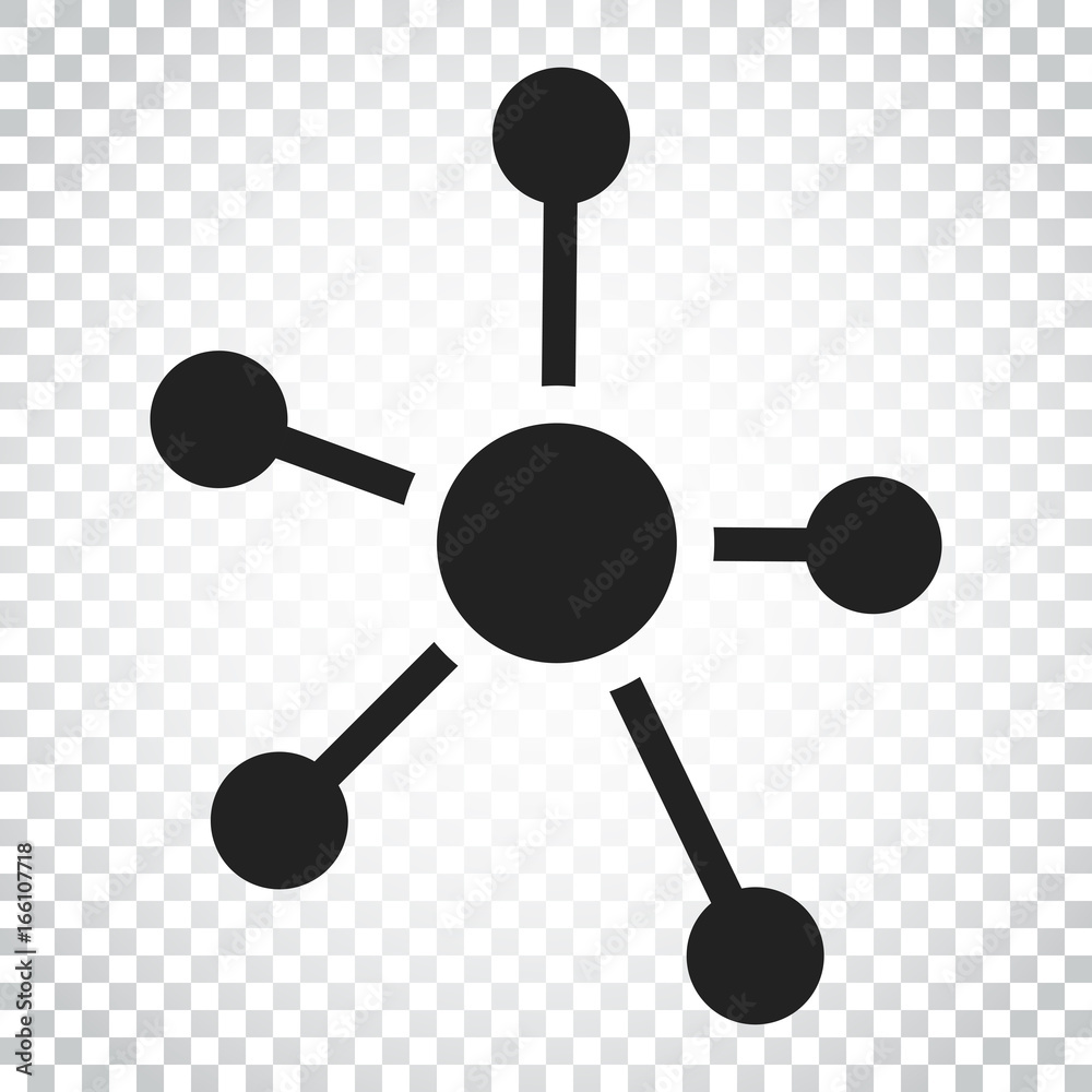 Social network, molecule, dna icon in flat style. Vector illustration. Simple business concept pictogram. Social network, molecule, dna icon in flat style. Vector illustration. Simple business concept pictogram.
