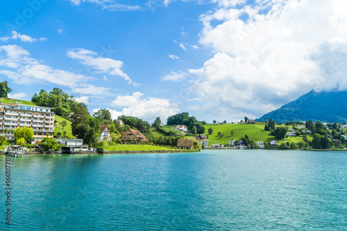 Landscape of Lake Near Luzern