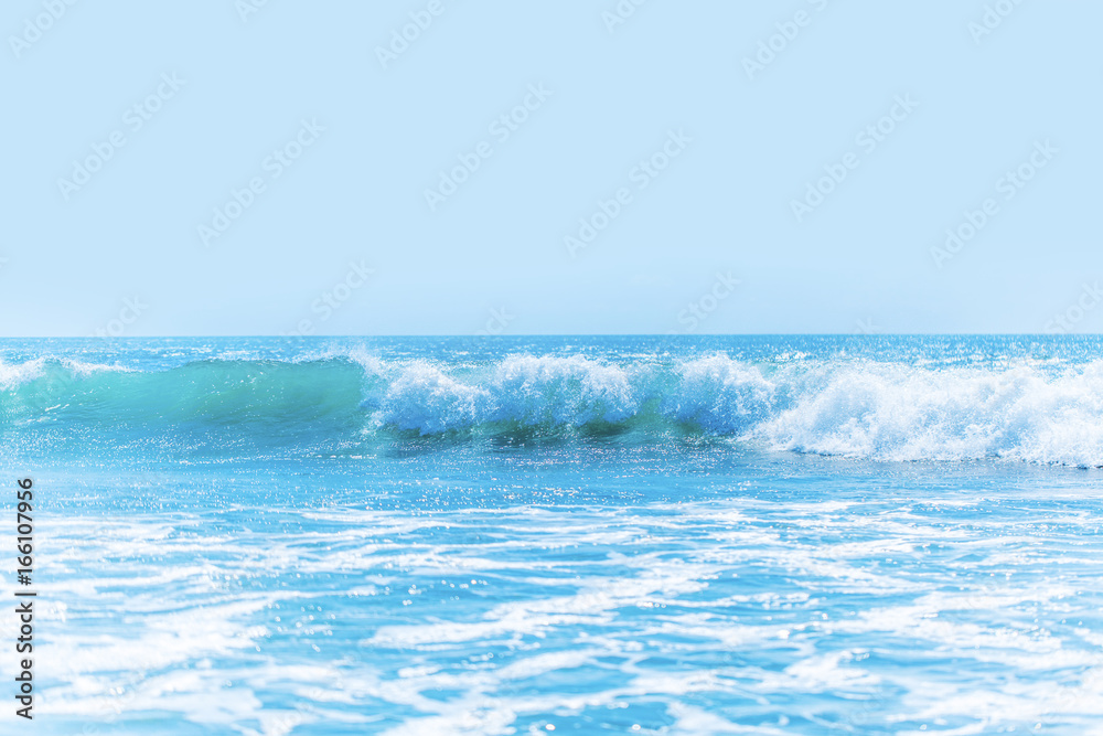 Beautiful waves in sea