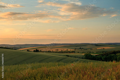 Moravian Tuscany sunset © Martin