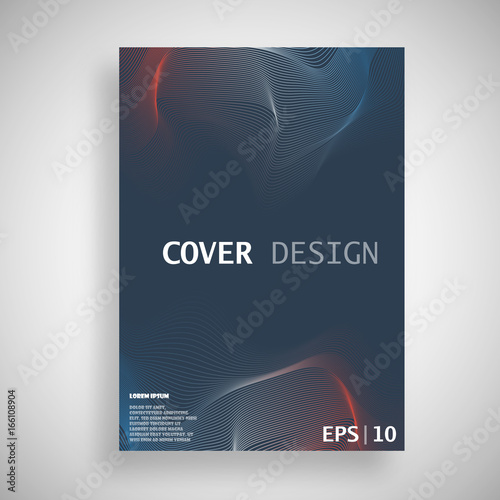 Minimal Vector covers design. Future Poster template.