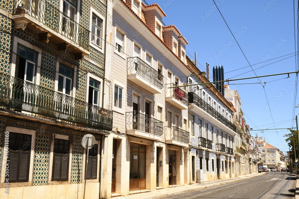 Streets of Belem, Lisbon, Portugal