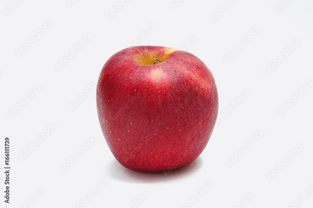 red apple fruit on white background , isolate style red apple fruit on white background , isolate style