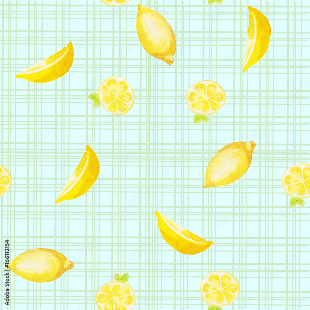 Lemon watercolor drawing Lemon watercolor drawing