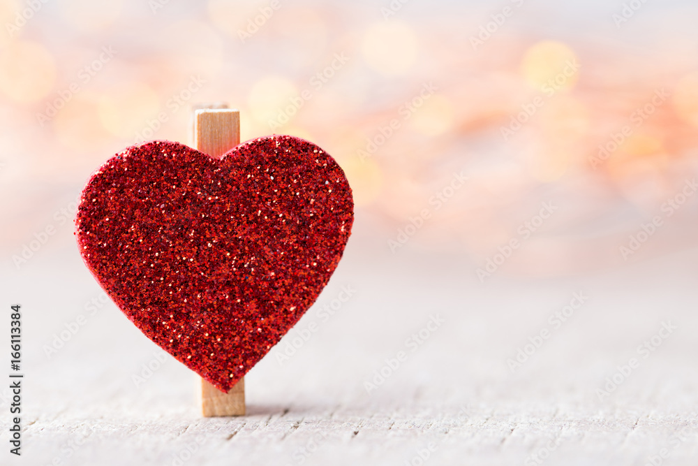 Fototapeta premium Valentine day greeting card.