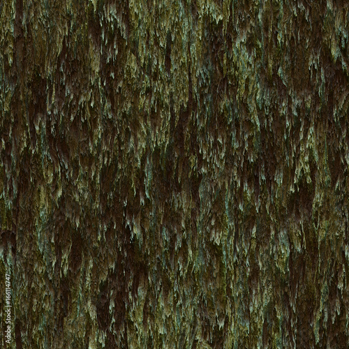 Seamless texture hanging down worn-out ripped rags cloth or paper
