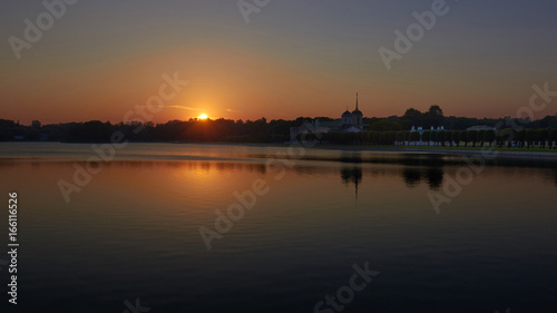 Kuskovo Estate at sunset