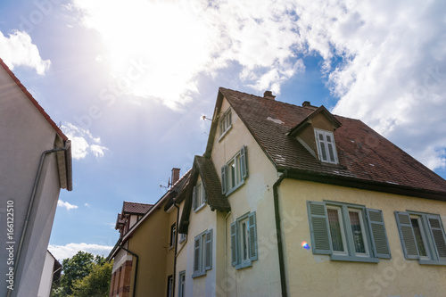 German Neighborhood Residential Homes Architecture European Traditional Culture Houses Buildings © hunterbliss