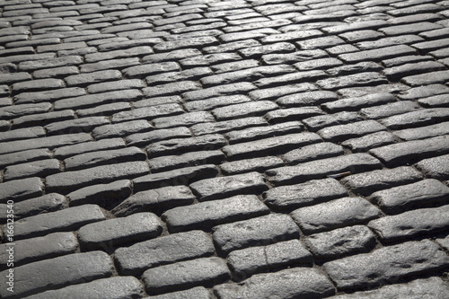 Cobblestones in Stortorget Square, Gamla Stan - City Centre, Stockholm; Sweden