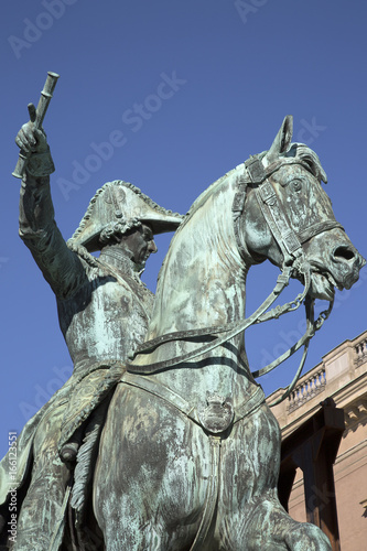 Karl Johan XIV Statue by Fogelberg (1864), Gamla Stan; Stockholm photo