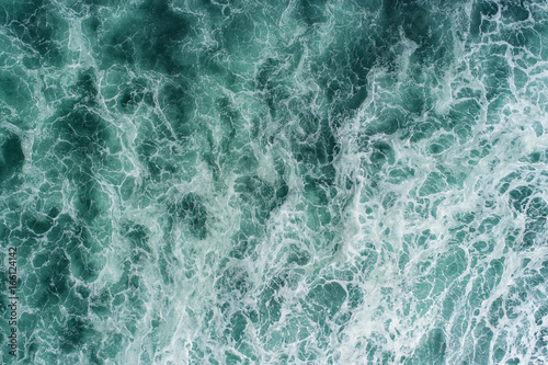 Ocean pattern from above