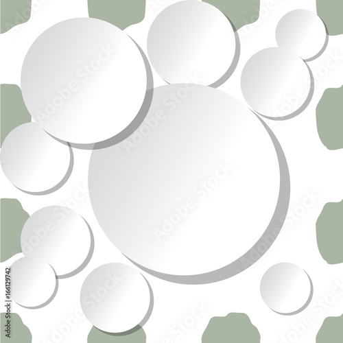 white paper stickers on the abstract background