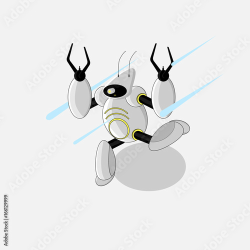 Robot in a hurry