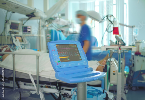Obraz na płótnie Rush work in the ICU w salonie