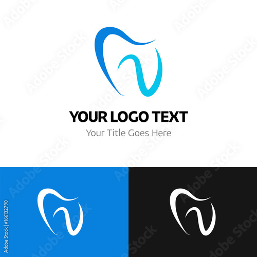 Dentist logo template. Logo branding for your new corporate company. File can be use vector eps and image jpg formats