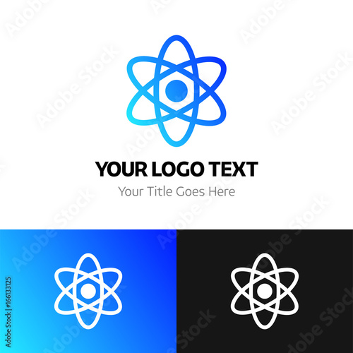 Science logo template. Logo branding for your new corporate company. File can be use vector eps and image jpg formats