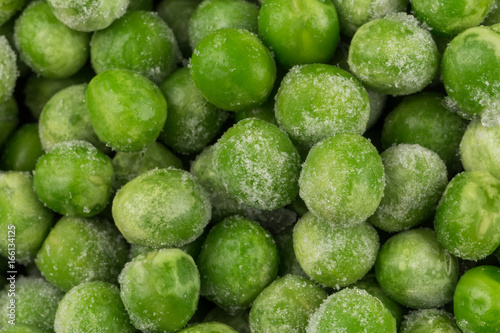 Green frozen peas