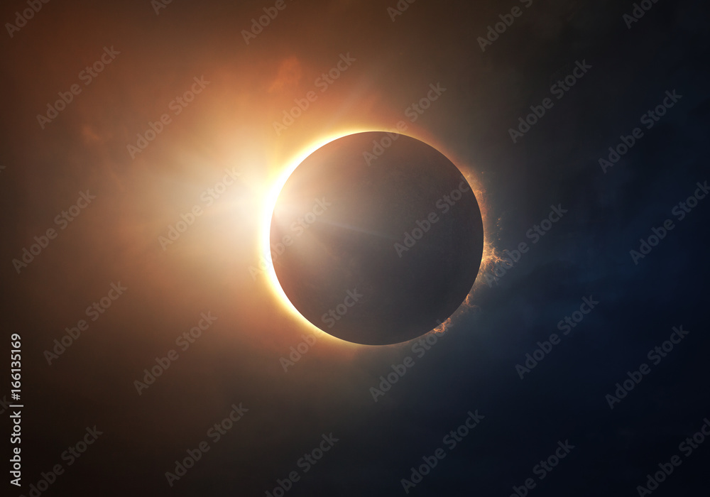 Solar Eclipse - obrazy, fototapety, plakaty 