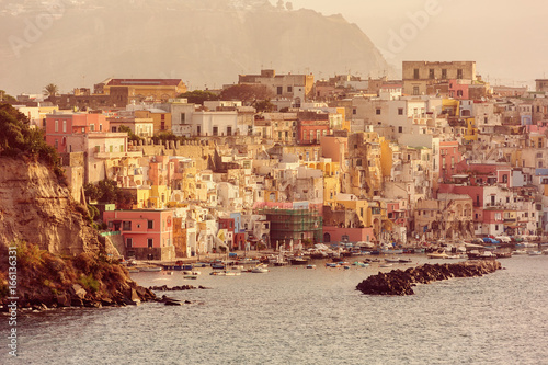 La Corricella marina on the...