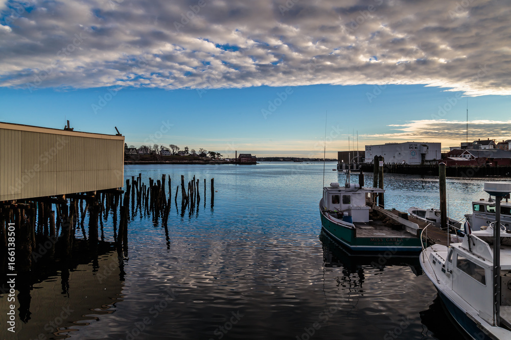 Late afternoon at Gloucester Harbor, Gloucester MA