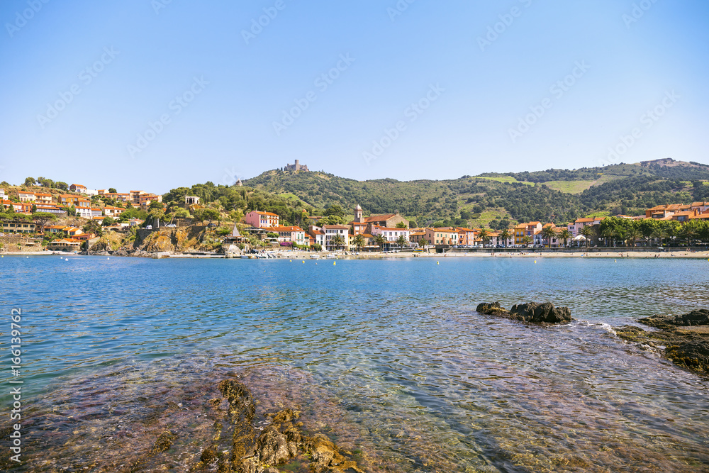 Fototapeta premium View Of Collioure, Languedoc-Roussillon, France, French Catalan Coast