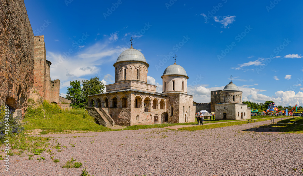 Historical monument - the fortress of Ivangorod i
